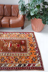 old rug, antique rug, earthy colors, faded colors, Turkish rug, vintage rug, soft rug, Portland, Oregon, rug store, rug shop, local shop, bold colors