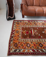 old rug, antique rug, earthy colors, faded colors, Turkish rug, vintage rug, soft rug, Portland, Oregon, rug store, rug shop, local shop, bold colors
