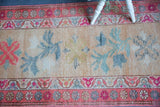 Vintage Kurdish Herki Runner 2.6ftx13.2ft