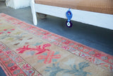 Vintage Kurdish Herki Runner 2.6ftx13.2ft