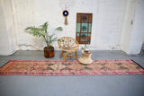 Vintage Kurdish Herki Runner 2.9ftx13.6ft