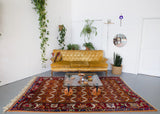 old rug, antique rug, Turkish rug, Portland, Oregon, rug store, rug shop, local shop, bright colors, wild shaman, large rug, area rug, red rug, bold color, burgundy, dark red