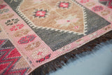 Vintage Kurdish Herki Runner 2.9ftx13.6ft