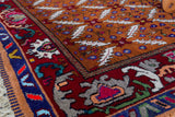 old rug, antique rug, Turkish rug, Portland, Oregon, rug store, rug shop, local shop, bright colors, wild shaman, large rug, area rug, red rug, bold color, burgundy, dark red