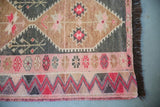 Vintage Kurdish Herki Runner 2.9ftx13.6ft