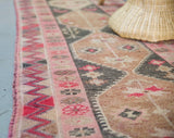 Vintage Kurdish Herki Runner 2.9ftx13.6ft