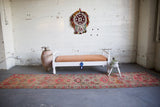 Vintage Kurdish Herki Runner 2.8ftx12.5ft