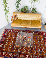 old rug, antique rug, Turkish rug, Portland, Oregon, rug store, rug shop, local shop, bright colors, wild shaman, large rug, area rug, red rug, bold color, burgundy, dark red