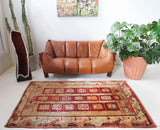 old rug, antique rug, earthy colors, faded colors, Turkish rug, vintage rug, soft rug, Portland, Oregon, rug store, rug shop, local shop, bold colors