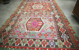 Vintage Oushak Esme Kilim