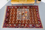 old rug, antique rug, Turkish rug, Portland, Oregon, rug store, rug shop, local shop, bright colors, wild shaman, large rug, area rug, red rug, bold color, burgundy, dark red