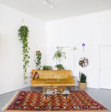old rug, antique rug, Turkish rug, Portland, Oregon, rug store, rug shop, local shop, bright colors, wild shaman, large rug, area rug, red rug, bold color, burgundy, dark red