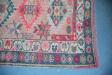 Vintage Kurdish Herki Runner 2.8ftx12.5ft