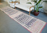 Vintage Kurdish Herki Runner 3ftx13ft