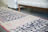 Vintage Kurdish Herki Runner 3ftx13ft