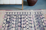Vintage Kurdish Herki Runner 3ftx13ft