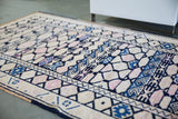 Vintage Kurdish Herki Runner 3ftx13ft