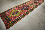 Vintage Maras Kilim Runner 3ftx12.3ft