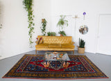 old rug, antique rug, Turkish rug, Portland, Oregon, rug store, rug shop, local shop, bright colors, wild shaman, large rug, area rug, red rug, bold color, burgundy, dark red