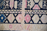 Vintage Kurdish Herki Runner 3ftx13ft