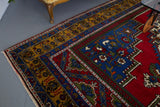 old rug, antique rug, Turkish rug, Portland, Oregon, rug store, rug shop, local shop, bright colors, wild shaman, large rug, area rug, red rug, bold color, burgundy, dark red