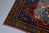 old rug, antique rug, Turkish rug, Portland, Oregon, rug store, rug shop, local shop, bright colors, wild shaman, large rug, area rug, red rug, bold color, burgundy, dark red