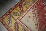 Vintage Faded Anatolian Runner Rug