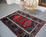 Old Antalya Dosemealti Carpet 4.1ftx6.4ft