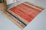 Old Balikesir Kilim 4.7ftx6.5ft