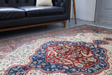 old rug, antique rug, Turkish rug, Portland, Oregon, rug store, rug shop, local shop, bright colors, wild shaman, large rug, area rug, red rug, bold color