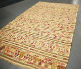 Vintage Ankara Elmadag Kilim 4.6ftx6.10ft