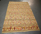 Vintage Ankara Elmadag Kilim 4.6ftx6.10ft