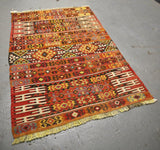 Old Maras Elbistan Kilim 3.6ftx5.10ft