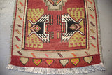 Vintage Mini Turkish Kilim Rug 21"x44.5"
