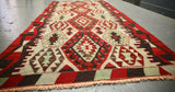 Vintage Ushak Esme Kilim 5.2x10.6ft