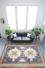 old rug, antique rug, earthy colors, faded colors, Turkish rug, vintage rug, flat weave, kilim rug, large area rug, square rug, Wild Shaman, Portland, Oregon, rug store, rug shop, local shop