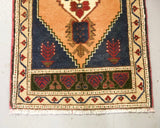 Vintage Mini Turkish Rug 20"x41"