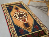 Vintage Mini Turkish Rug 20"x43.5"