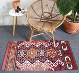 Vintage Mini Turkish Kilim Rug