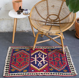 pile rug, Turkish rug, vintage rug, portland, rug shop, bright colors, wild shaman, area rug, red rug, mini rug, bold color, Portland, Oregon, rug store, rug shop, local shop, flat weave, kilim rug