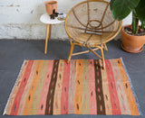 old rug, antique rug, earthy colors, faded colors, turkish rug, vintage rug, flat weave, mini rug, pile rug, Wild Shaman, Portland, Oregon, rug store, rug shop, local shop, kilim rug