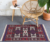 pile rug, Turkish rug, vintage rug, portland, rug shop, bright colors, wild shaman, area rug, red rug, mini rug, bold color, Portland, Oregon, rug store, rug shop, local shop, flat weave, kilim rug