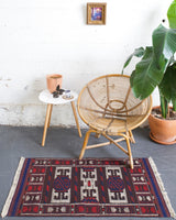 pile rug, Turkish rug, vintage rug, portland, rug shop, bright colors, wild shaman, area rug, red rug, mini rug, bold color, Portland, Oregon, rug store, rug shop, local shop, flat weave, kilim rug