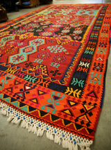 Vintage Corum Alacali Kilim 6.11x13.3ft