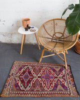 pile rug, Turkish rug, vintage rug, portland, rug shop, bright colors, wild shaman, area rug, red rug, mini rug, bold color, Portland, Oregon, rug store, rug shop, local shop, flat weave, kilim rug