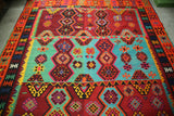 Vintage Corum Alacali Kilim 6.11x13.3ft