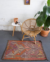 pile rug, Turkish rug, vintage rug, portland, rug shop, bright colors, wild shaman, area rug, red rug, mini rug, bold color, Portland, Oregon, rug store, rug shop, local shop, flat weave, kilim rug