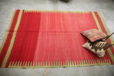 Vintage Bodrum Kilim 4.7x7.9ft