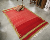 Vintage Bodrum Kilim 4.7x7.9ft