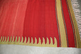 Vintage Bodrum Kilim 4.7x7.9ft